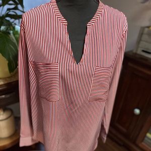 CAbi Polyester  Long Sleeve Shirt Sz XL